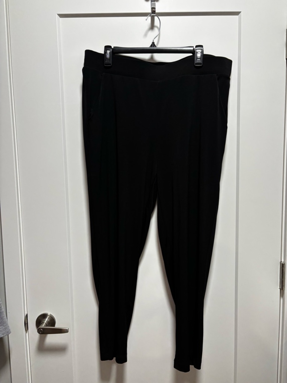 torrid Black Ponte Knit Slim Pull-On Pants